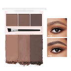 Three-color eyebrow powder shadow three-dimensional eyebrow shape waterproof and sweat-proof natural long-lasting eyebrow powder
