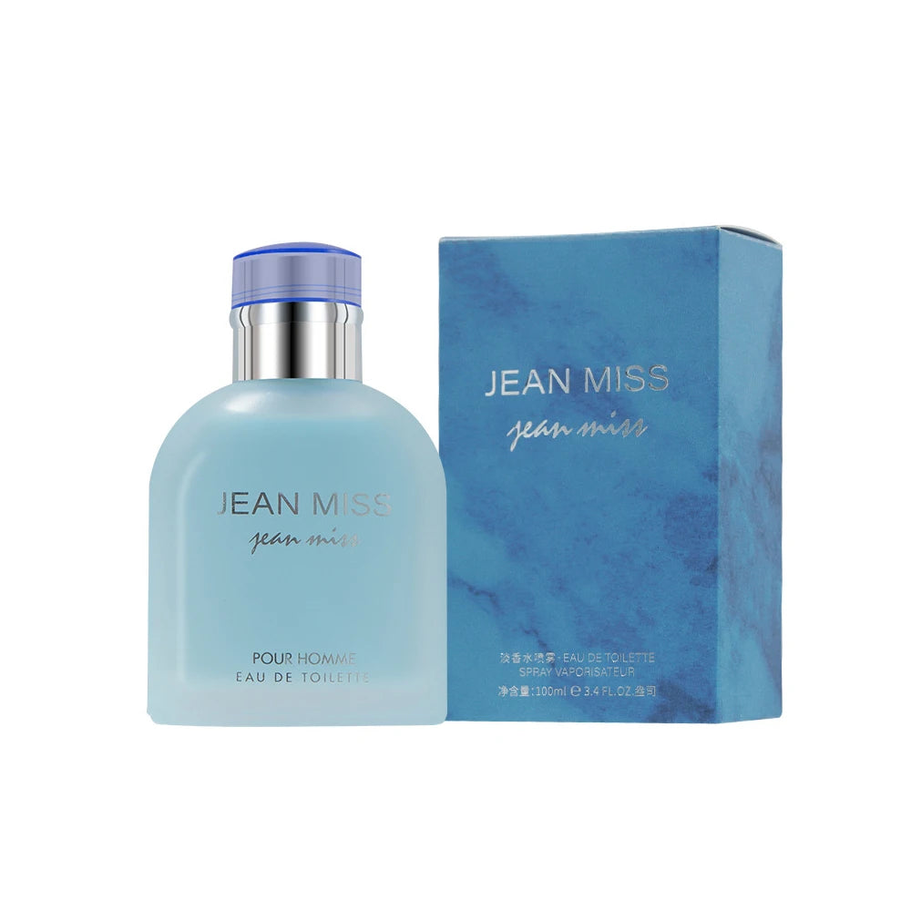 100ml Light Blue Eau De Parfum Pour Homme Lasting Orange Fougere Scent Spicy Woody Notes Charming Perfume for Men Dupes