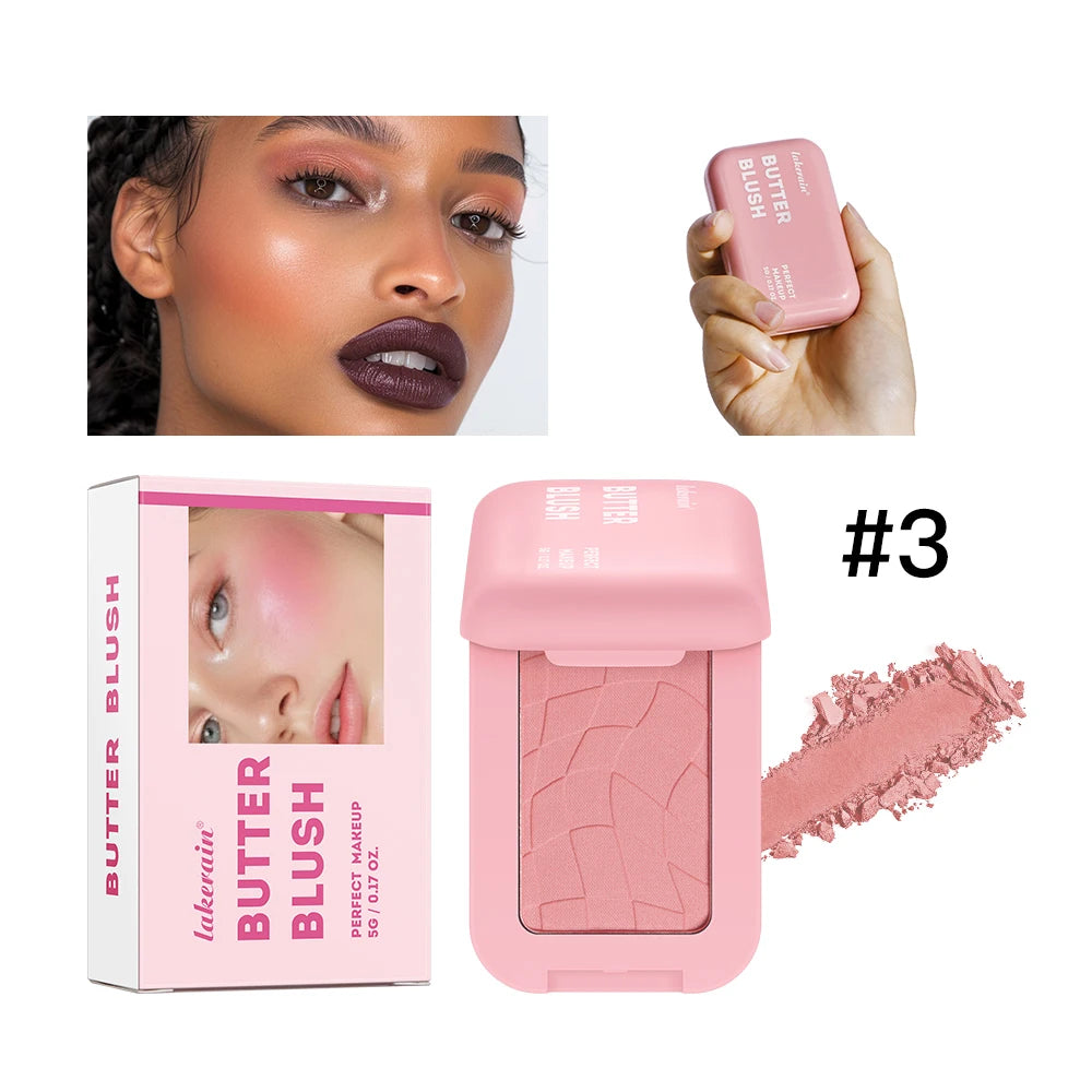 Bronzer Butter Bronzer for Dark Complexions Contour Palette with Matte Brown Shades for Nose Cheek and Profile Natural Nude Make