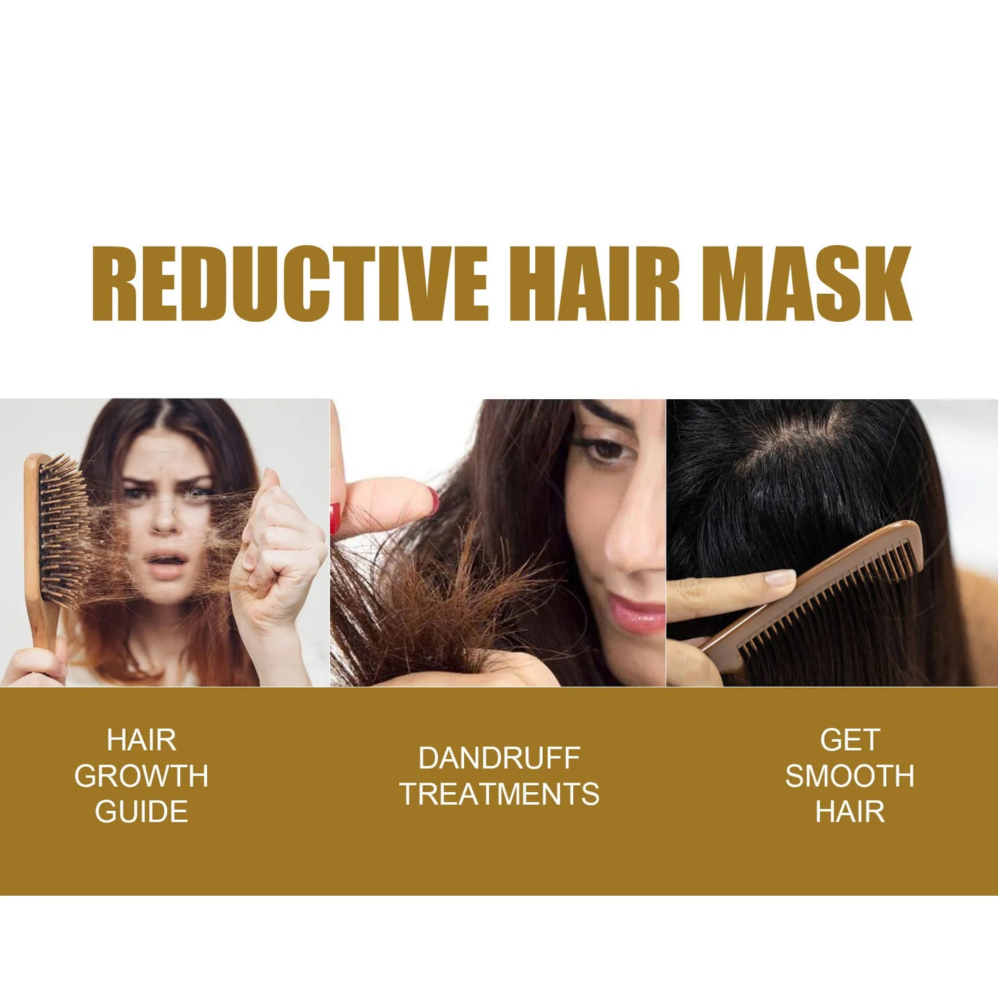 Keratin Hair Mask Magical 5 Second Repair Damage Frizzy Soft Smooth Shiny Hair Deep Moisturize Hair Treat Repair Hair Care Mask