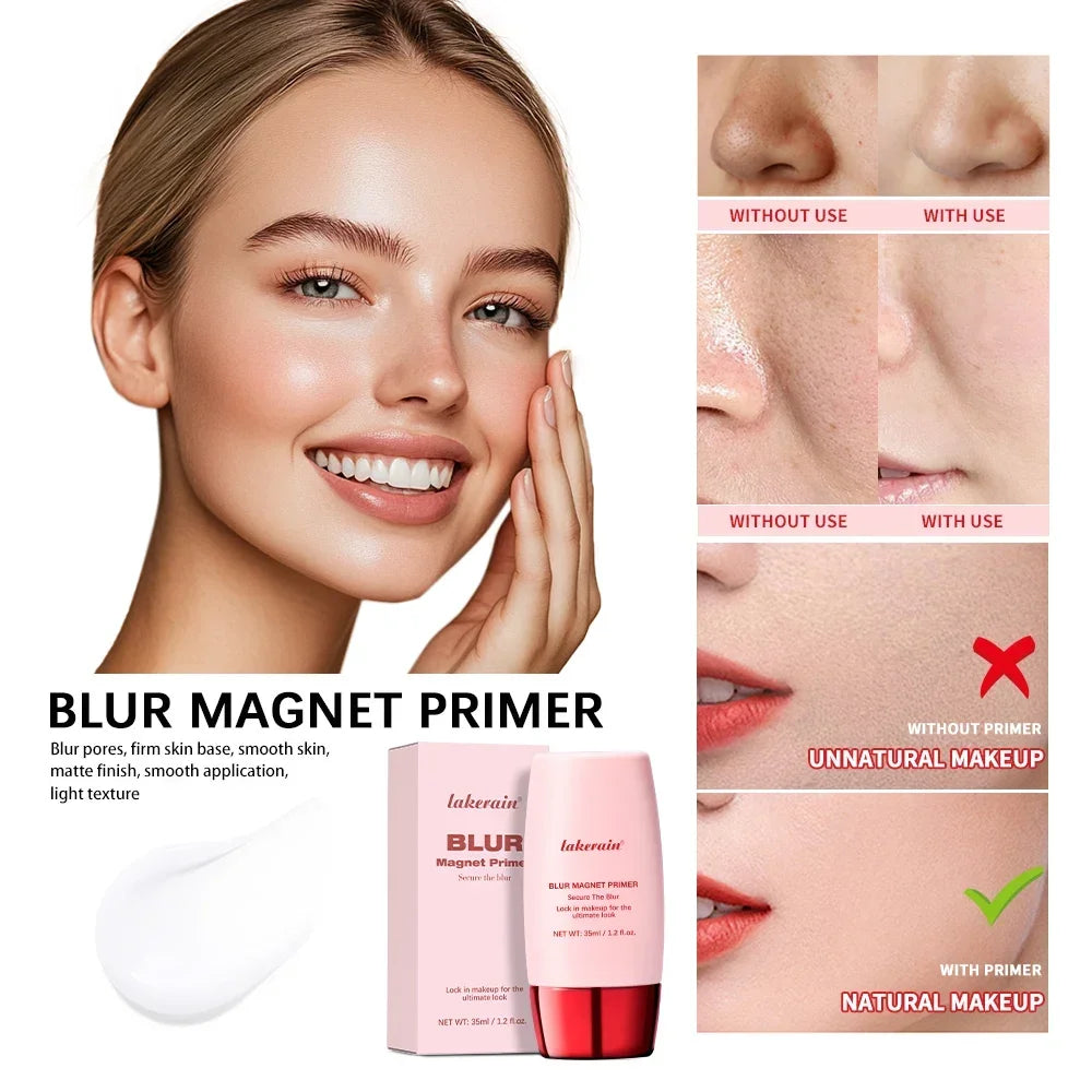Blur Makeup Magnet Primer, Matte Finish, Smooth Pores, Moisturize, Smooth Pore Coverage Women Makeup Primer