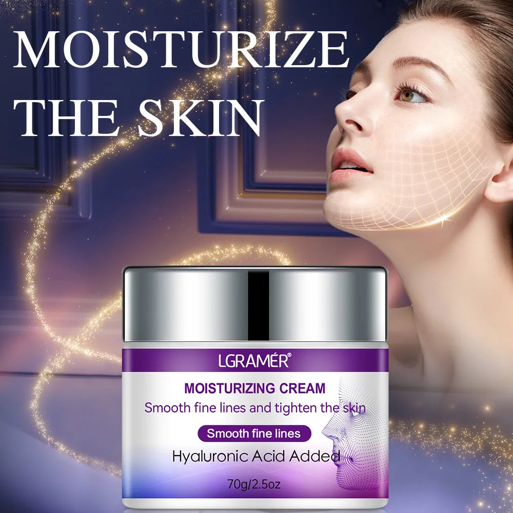 Face Cream Hyaluronic Acid Face Cream Facial Care Smooth Wrinkles Moisturizing Younger Face Cream Increase Skin Elasticity