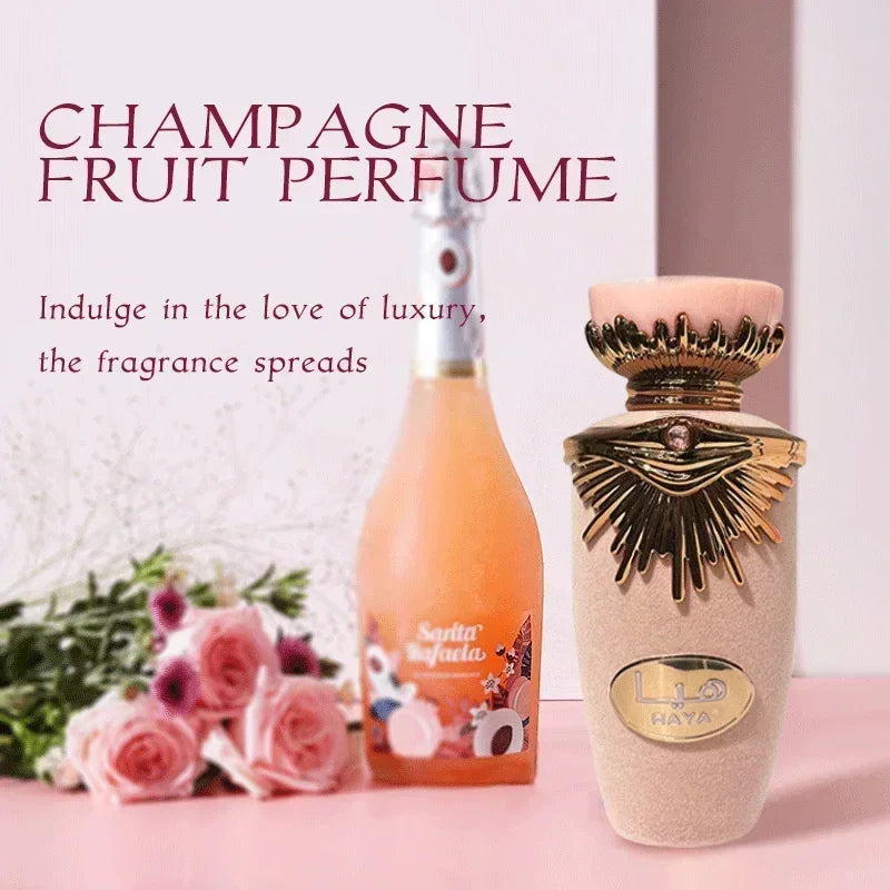 New 100ml Perfumes Arabes Original High Quality HAYA Fruit Eau De Toilette Long Lasting Smell Pheromone Transmission Dateable