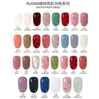Nail Polish Without Baking Lamp White Fine Glitter Non-baking Non-peel Transparent Shiny Oil Base Coat Nude Nail Polish