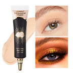 Long-Lasting Matte Eyeshadow Primer: Waterproof, Full-Coverage Eye Makeup Base in Medium Cream Form