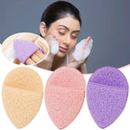1PC Face Wash Cleansing Puff Soft Cosmetic Sponge Deep Facial Cleansing Mask Makeup Remover Cosmetic Puff Reusable Clean Tool