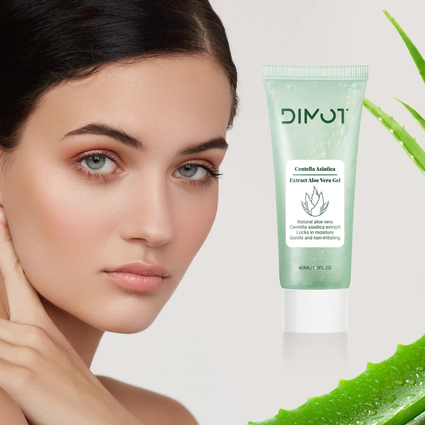 Moisturizing Aloe Vera Gel Wash Free Deep Nourishing Maintain Skin Aloe Vera Gum Refreshing Non Sticky Facial Care Facial Cream