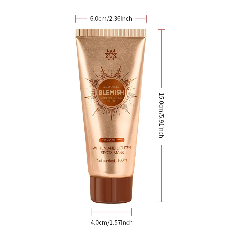 Peel Off Facial Mask Full Face Wrapping Tear-Off Mask Hydration For Glowing Skin Reduces Sagging & Dullness Korean Skin Care
