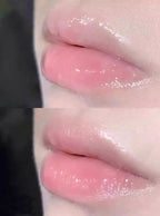 Lightweight and plump lip balm with a glossy mirror finish. The glass lips are moisturized and moisturized with lip oil