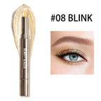 10 Color Double Ended Eye Shadow Stick With Sponge Brush Pearlescent Lasting Eyeshadow Pen Contouring Portable Makeup Cosmetics