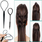 8Pcs Hair Brushes Set with Teasing Bristle Brush, Edge Control Brush, and 2Pcs Metal Pin Rat Tail Combs for Women's Hair Styling