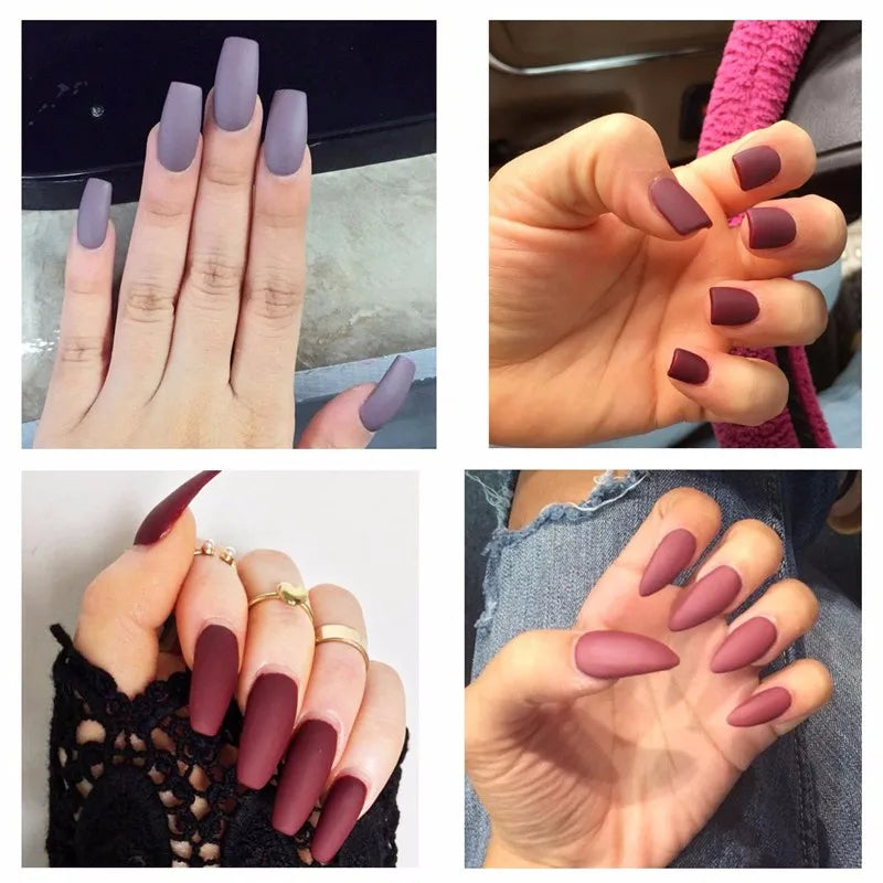 ROSALIND 7ML Matt Top Coat Nail Polish Lacquer Nail Gel Polish Vernis Semi Permanent Soak Off Gel Nail Polish Manicure Art
