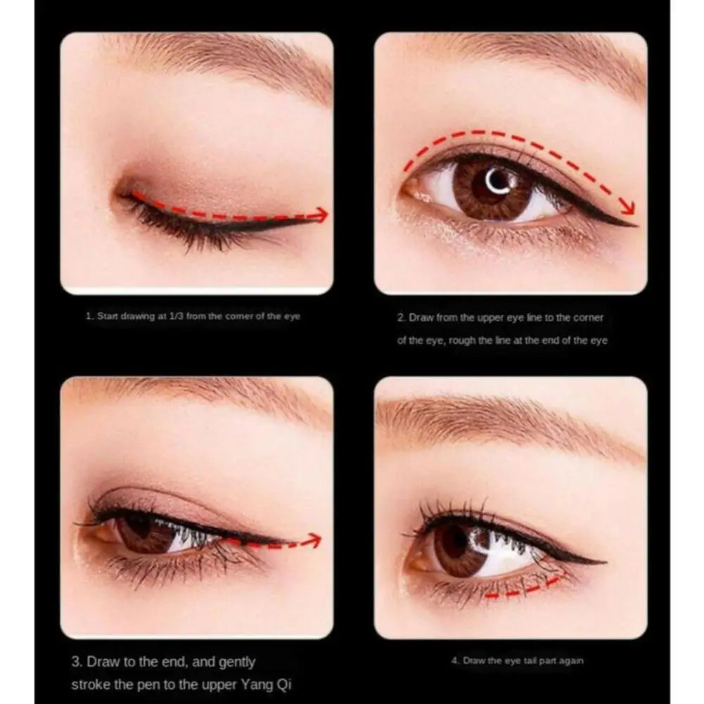 Eyeliner Ultra Thin Black White Liquid Pen Eyeliner Pen Waterproof Lasting Smooth Eyes Liner Pencils Eye Makeup Tools