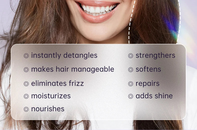 PURC Leave-In Conditioner Hair Spray Smoothing Straightening Shiny Repair Damaged Frizz Hair Treatment Hair Care