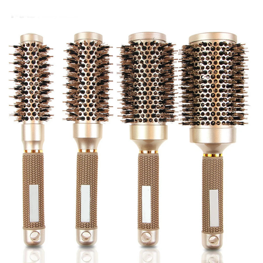 Pro Salon Hairdressing Comb Women's Curling Hairbrush Cylindrical Hairdresser Brushes Barbershop Styling Tool Accessories Tools