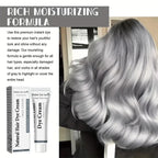 100g Grey Hair Dye Cream Unisex Smoky Punk Style Styling No Damage Quick Coloring Long-Lasting Professional Hairs Dyeing Creams