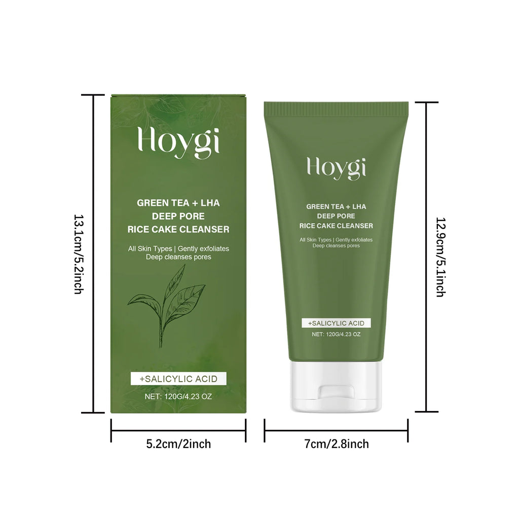 Green Tea Salicylic Acid Facial Cleanser Cleansing Pore Refining Hydrating Blackhead Removal Oil Control Non-Drying Face Wash