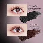 EyeLashes Mascara Waterproof Silk Fiber Mascara Black Long Curling Eyelash Extensions Non-clumping Eyes Makeup Cosmetics