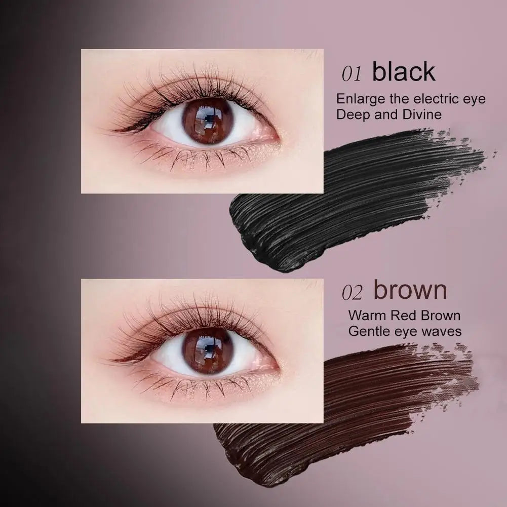 EyeLashes Mascara Waterproof Silk Fiber Mascara Black Long Curling Eyelash Extensions Non-clumping Eyes Makeup Cosmetics