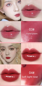 Mini 10 Colors Liquid Lip Gloss Set Waterproof Non-Stick 24-Hour Long Lasting Velvet Matte Lipstick Cosmetic Makeup Care