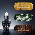 Men's Beard Care Perfume Oil 15ml Gentleman Fragrance Long-lasting Fragrance Brand Skull Perfume Portable Fresh Eau De Perfume