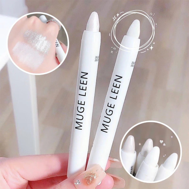 Brightening Flash Highlighter Eyeshadow Stick Pearl Matte White Eyeliner Pencil Eyes Head Waterproof Lying Silkworm Pen Cosmetic