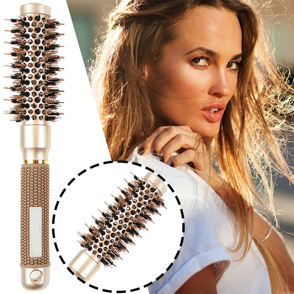 Pro Salon Hairdressing Comb Women's Curling Hairbrush Cylindrical Hairdresser Brushes Barbershop Styling Tool Accessories Tools