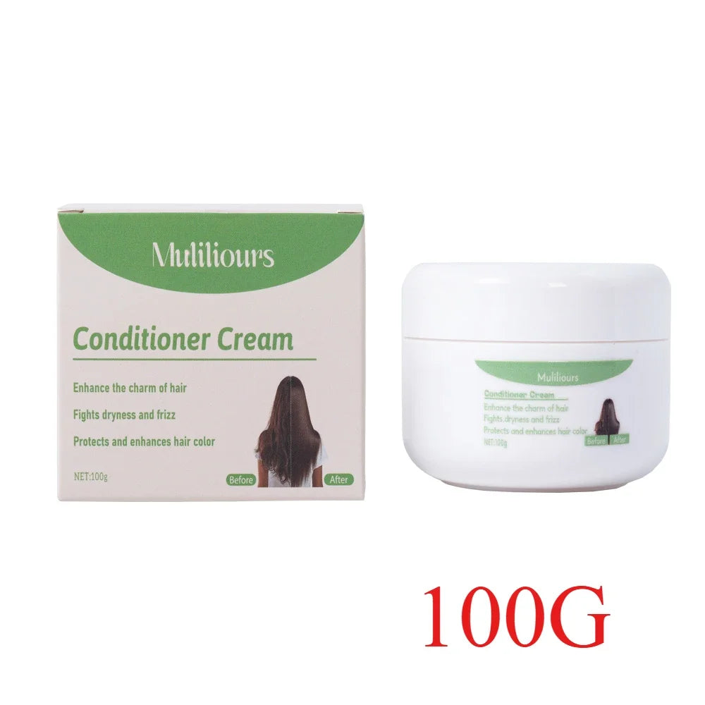 Muliliours Leave-In Hair Conditioner Deep Moisturizing with Strong Strands Natural Ingredients for All Hair Types Gentle Care