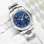 Luxury New Automatic Watch For Men Mechanical Movement Watches Stainless Steel Silver Gold Rome Blue Green Sappihre Glass