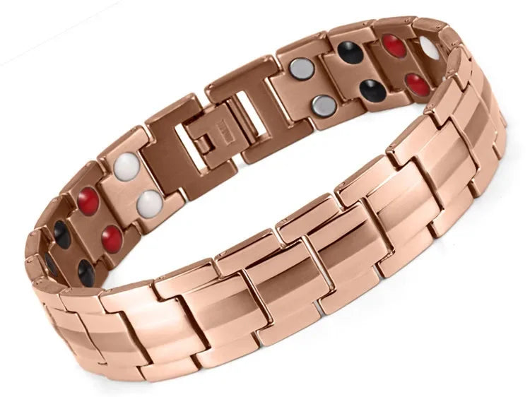 Men Braided Magnetic Bracelet Arthritis Health Energy Bracelet Male Gift Energy Therapy Magnets Bracelet for Men Wholesale
