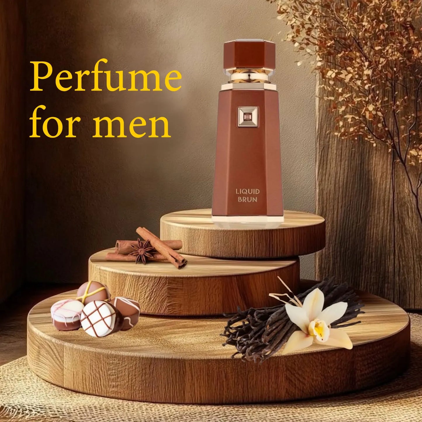 100ml Rich Gold-Trimmed Gem-Accented Eau De Parfum Opulent Woody Intense Natural Light Long-Lasting Luxury Fragrance Perfumes