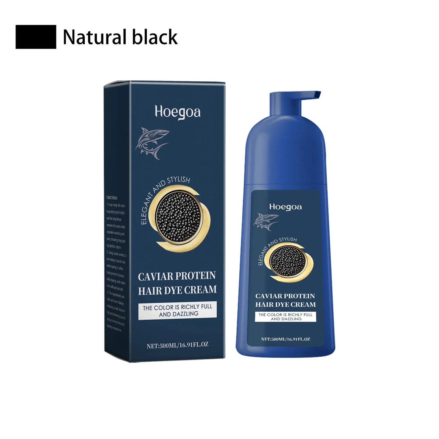 Caviar Hair Dye Cream Change Hair Color Long Lasting Black Brown Repair Gray Hair Safety Nourishing Permanent Hair Coloring Wax