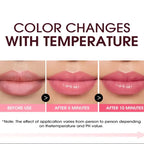 Natural Moisturizing lipstick Moisturizes and softens the water feeling, transparent and nude, easy to apply lip oil