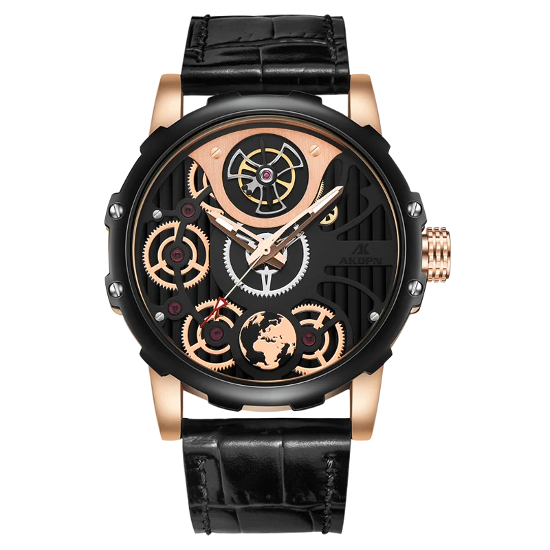 A high-end men's watch with cool retro and trendy style quartz watch