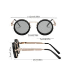 Stylish Dimmable Glasses, Suitable for Multi-Scenario Use, Retro Punk Parties, Festivals, Unisex Easter, Graduation Season, Halloween, Christmas
