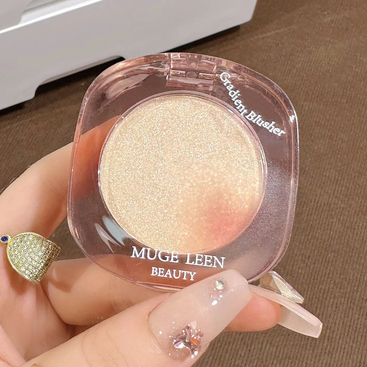 Makeup Highlighter Pink Polarized Shiny Glitter Brighten Cheekbones Eyes High Gloss Palette Highly Pigmented Shimmer Fine Shine