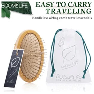 Natural Hair Brush Women Wide Tooth Hair Combs Healthy Paddle Cushion Massage Hairbrush Wooden Comb Hair Care Barber Accessories