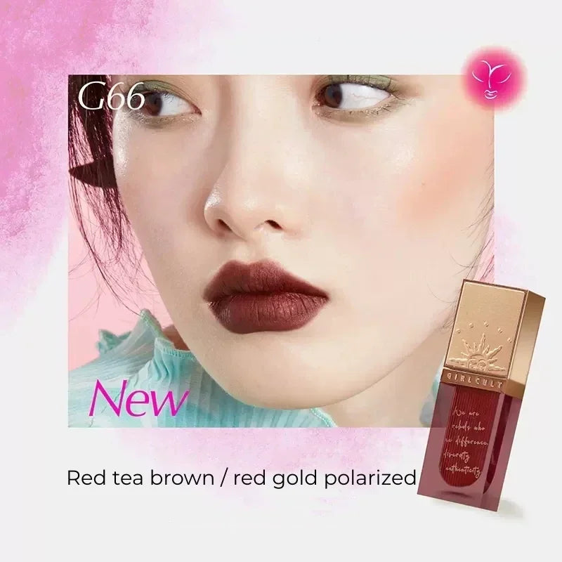 Girlcult Lipstick Lip Cream Non-Stick Lip Glaze Liquid Lipstick Lipgloss Matte  Long Lasting Makeup Cosmetics Rare Makeup Beauty