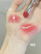 Pink Bear Water Essence Solid Lipgloss Moisturizing Mirror Lip Glaze LipSugar Light Lipstick Light Sensation Beauty Makeup