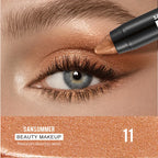7 color waterproof eye shadow stick, pearlescent matte treatment, to create a natural and lasting eye makeup flash.