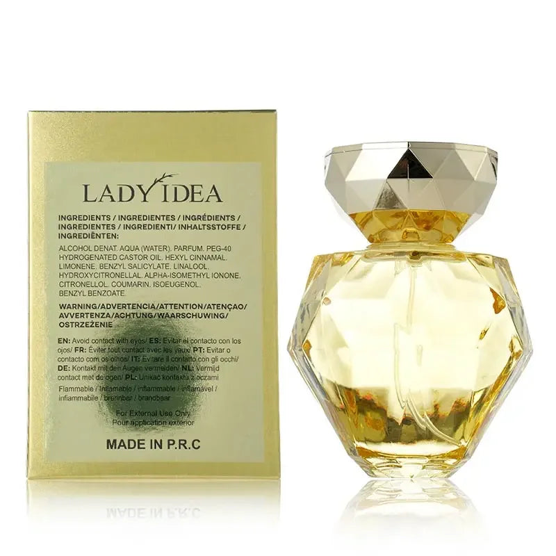 High-end Elegant Eau De Toilette Light Luxury Charm Golden Perfume Fresh Long-last Fruity Floral Fragrance Hot-sell Date Perfume