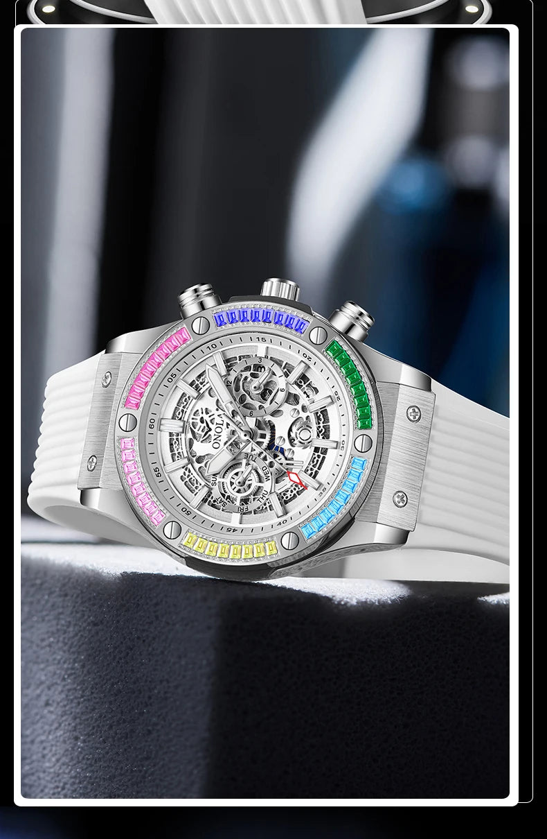 2025 Classic Luxury Watch for Menes  Multifunction Sports Waterproof Luminous Casual Clock ONOLA Men Mechanic Watches
