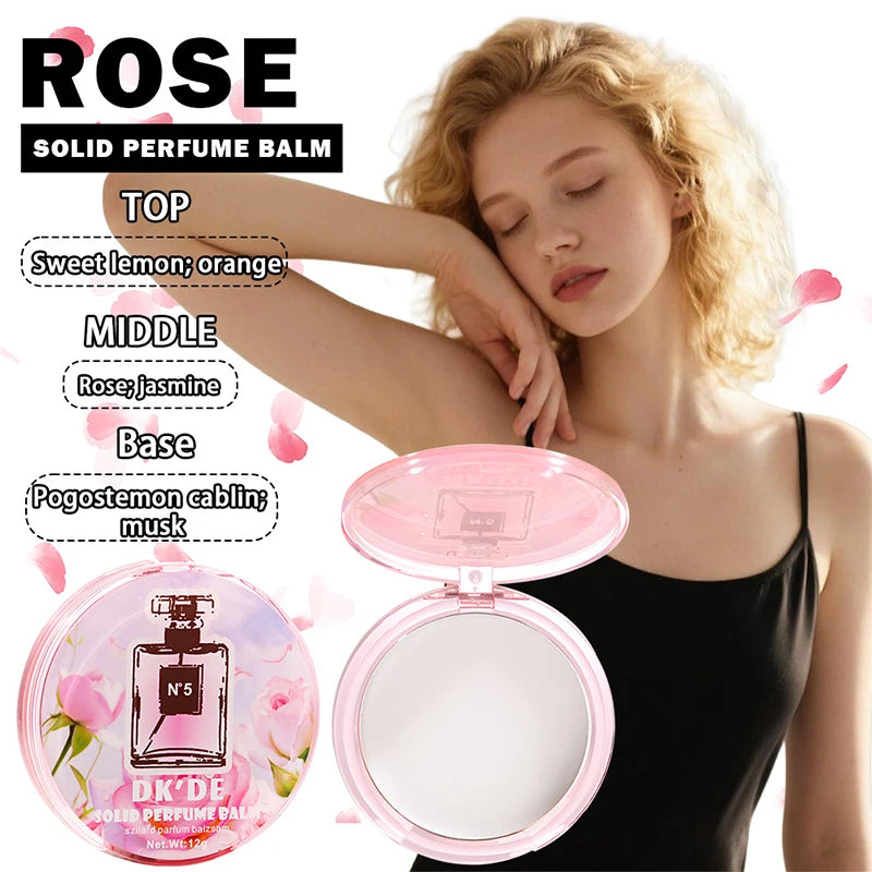 Solid Perfume Luxury Brand Men And Women Light Fragrance Long-lasting Fragrance Floral Fruity Cologne Charm Convenient Body Balm