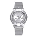Luxury 2025 Women's watches With Diamonds Simple Digital Design Ladies' Quartz Watch Casual Gold Mesh Belt Women Clock Strap