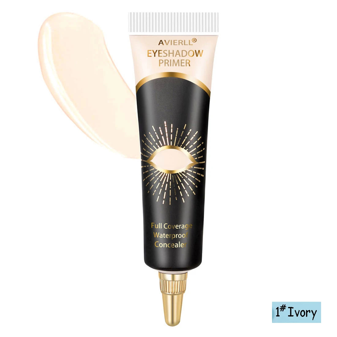 Long-Lasting Matte Eyeshadow Primer: Waterproof, Full-Coverage Eye Makeup Base in Medium Cream Form