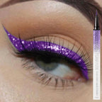 6 Color Diamond Shiny Eye Liner Eyeshadow Waterproof Quick-dry Silver Gold Metellic Pearlescent Liquid Eyeliner Makeup Gilfts