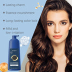 Caviar Hair Dye Cream Change Hair Color Long Lasting Black Brown Repair Gray Hair Safety Nourishing Permanent Hair Coloring Wax