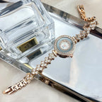 Luxury Rhinestone Women Watches Fashion Roma Dial Bracelet Wrist Watch Jewelry Relogio Feminino Relojs Para Mujer New 2025