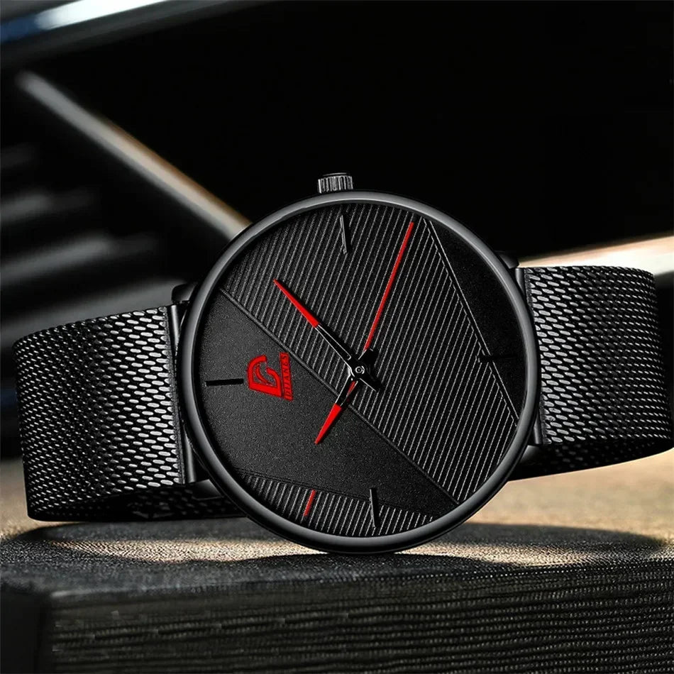 reloj hombre Watches Mens 2025 Minimalist Men's Fashion Ultra-thin Watch Simple Men Business Quartz Wristwatch relogio masculino