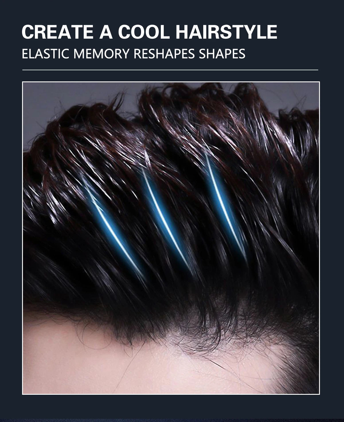 Hair Styling Pomade & Gel for Men - Strong Hold Restoring Ointment, Long Lasting Hair Wax with Natural Shine